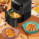 Kit de Bandejas Silicone Permanente para Air Fryer - Reutilizável Premium