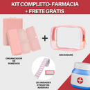 Kit Organizador de Remédios - Caixa + Etiqueta+ Bolsa!