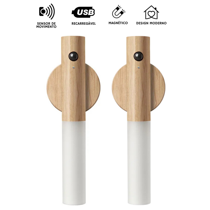 Luminária Elegance - Com Sensor de Movimento - Recarregável USB