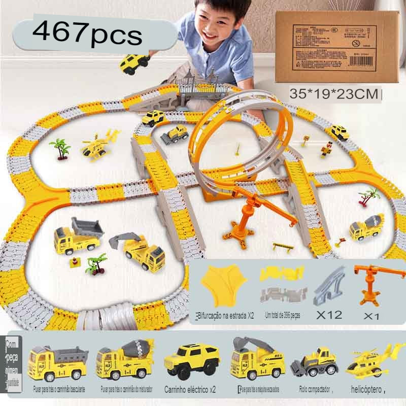 Kit de Trilhos e Carro Elétrico - Oferta Especial Pré Dia das Crianças!