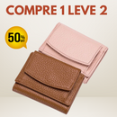 CARTEIRA FEMININA PLUMA - [COMPRE 1 LEVE 2]