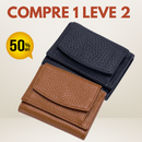 CARTEIRA FEMININA PLUMA - [COMPRE 1 LEVE 2]