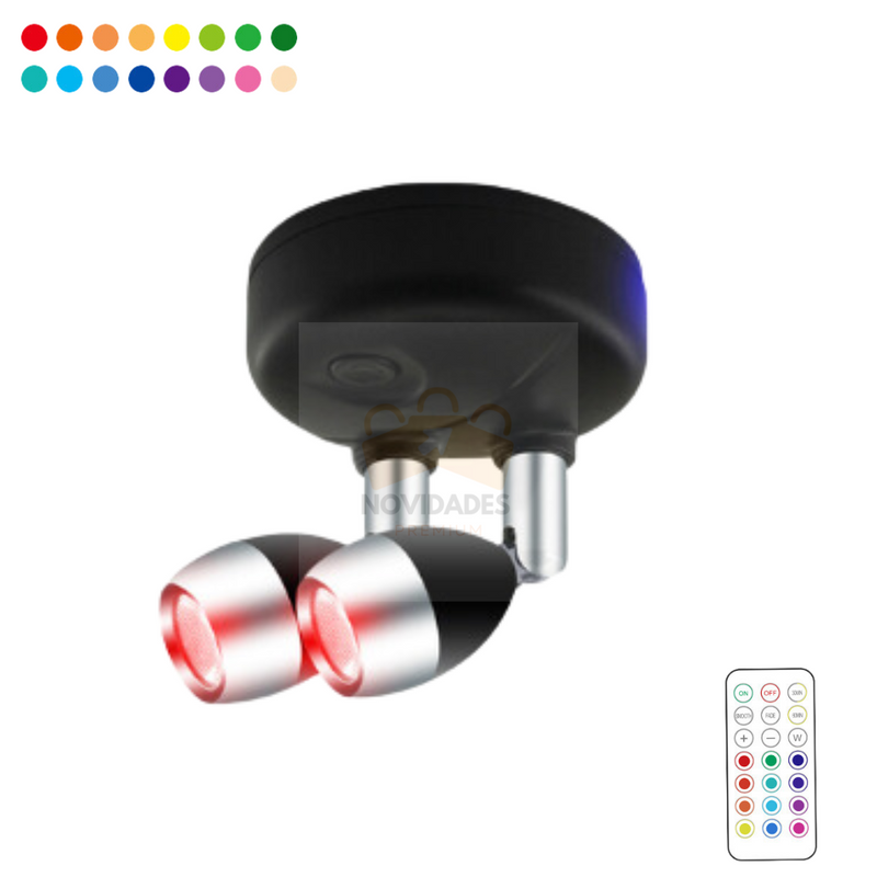 Spot Flexível Luz de LED - com Controle Remoto Premium