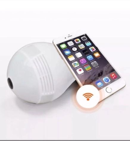 Lâmpada câmera 360°