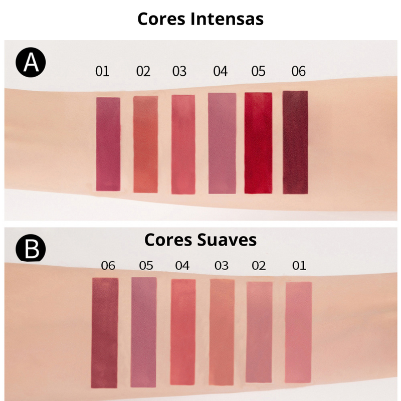 Batom Beauty Longa Duração PROMOÇÃO DE LANÇAMENTO COMPRE 3 LEVE 6