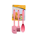 Kit 3 Peças Silicone  (Colher, Pincel e Espátula Culinário)