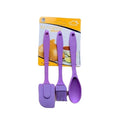 Kit 3 Peças Silicone  (Colher, Pincel e Espátula Culinário)